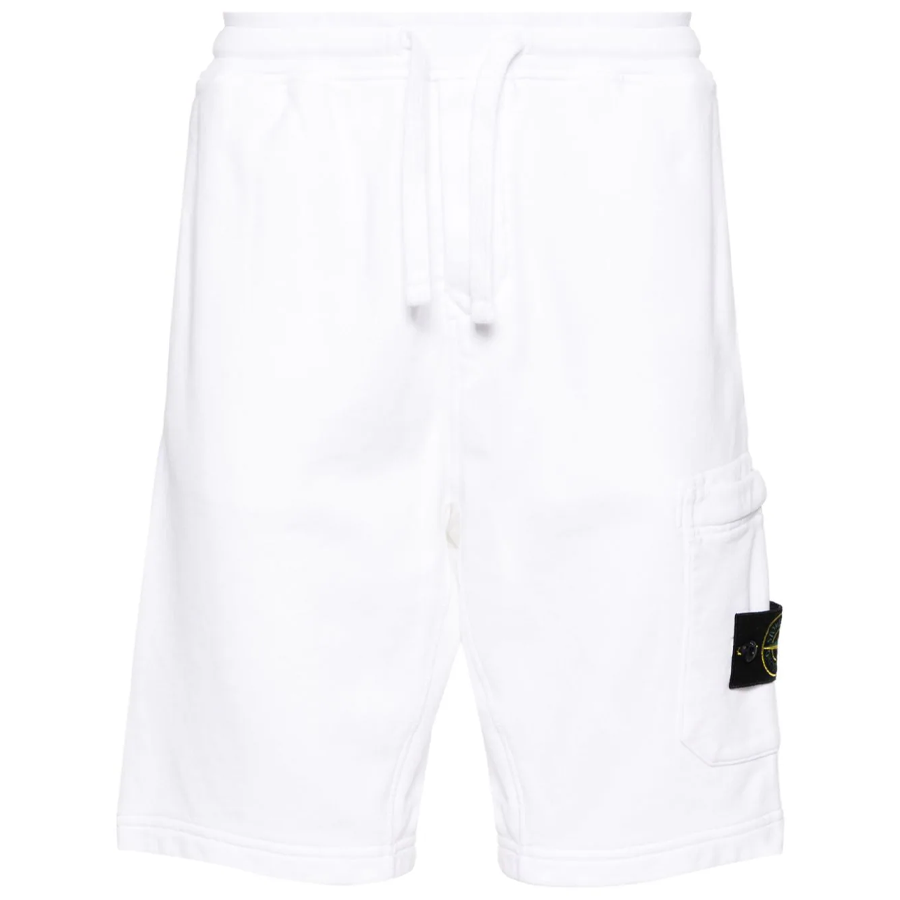 Short Cargo in Cotone: Bianco