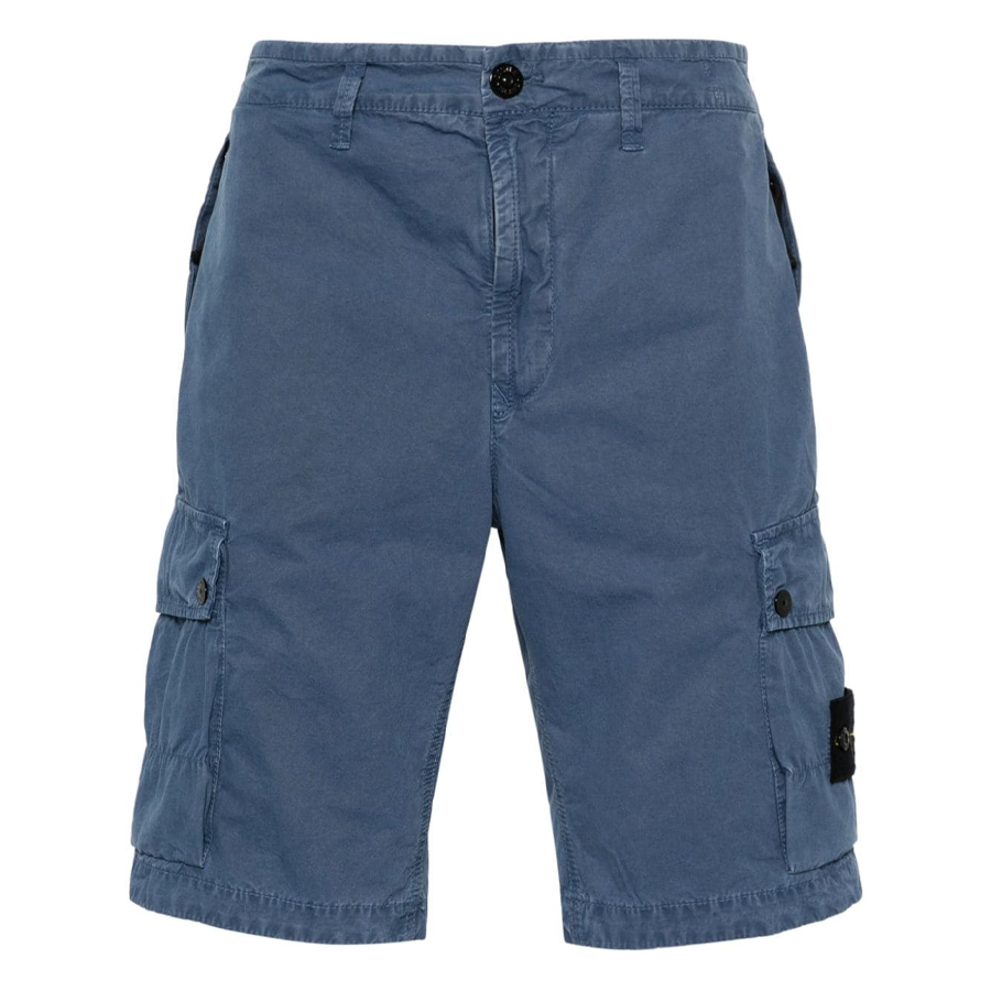 Short Cargo Stone Island: Blu