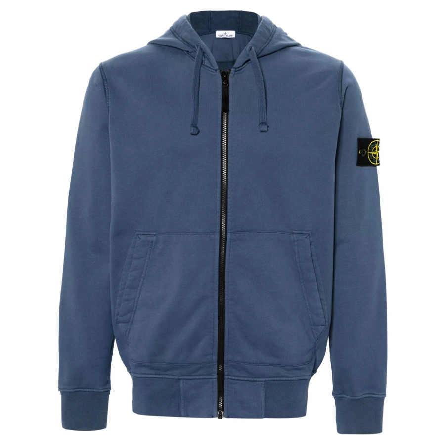 Gilet con Cappuccio Stone Island: Blu