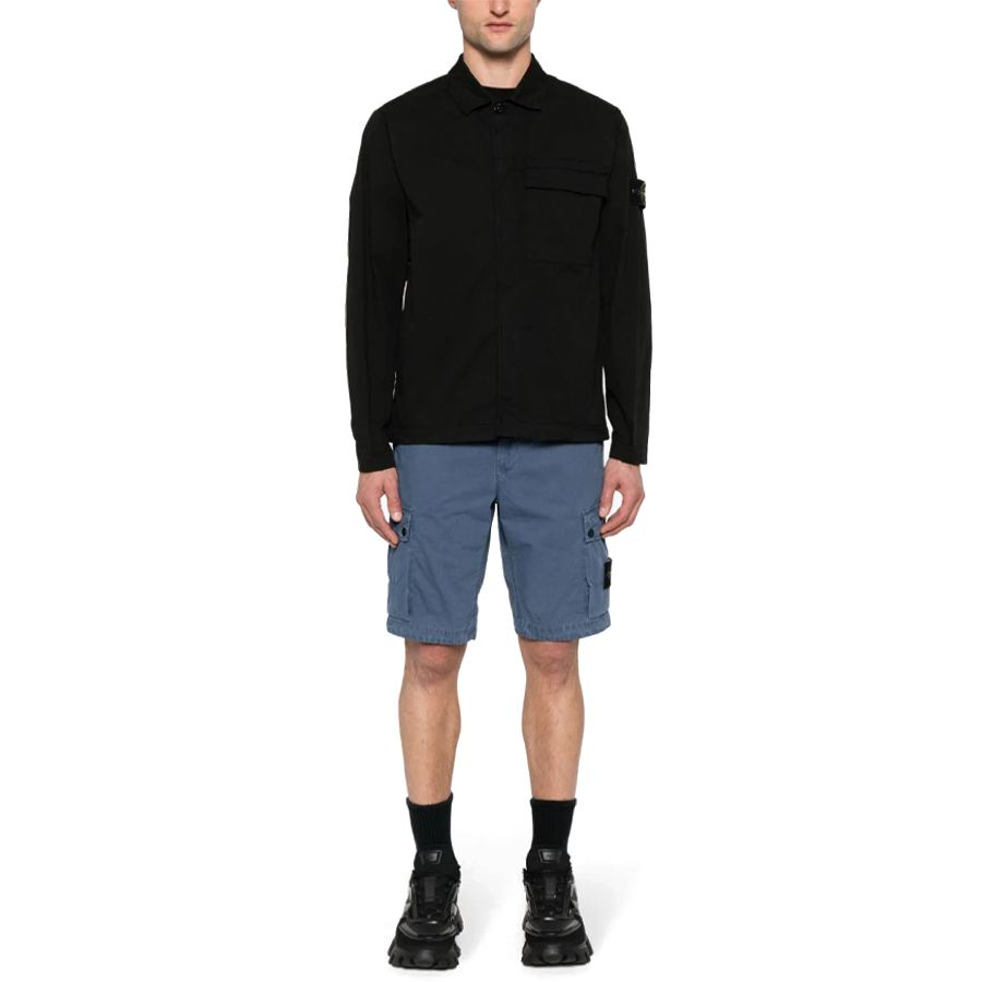 Short Cargo Stone Island: Blu