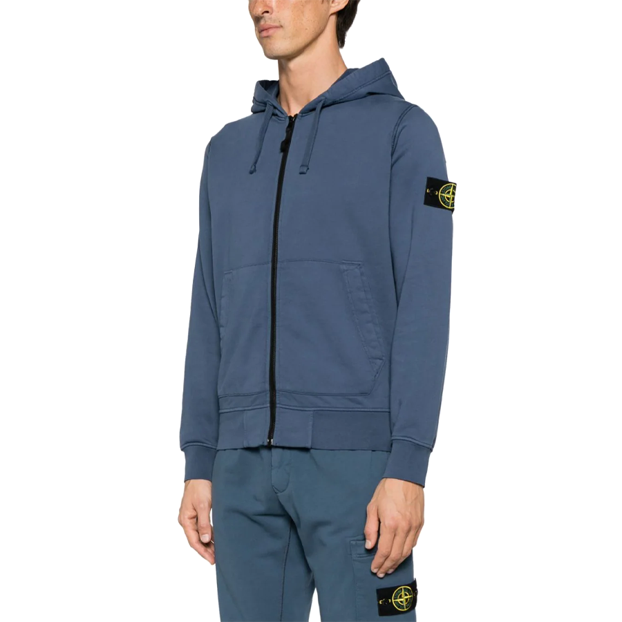 Gilet con Cappuccio Stone Island: Blu