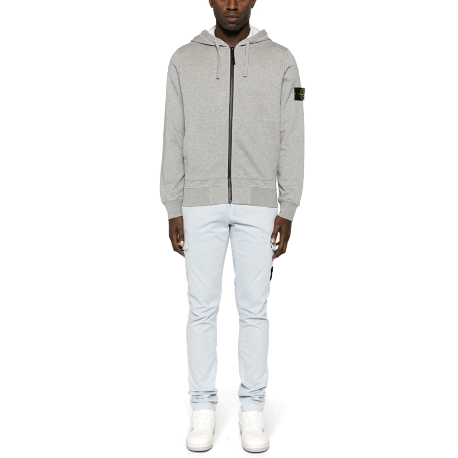 Gilet con Cappuccio Stone Island: Grigio