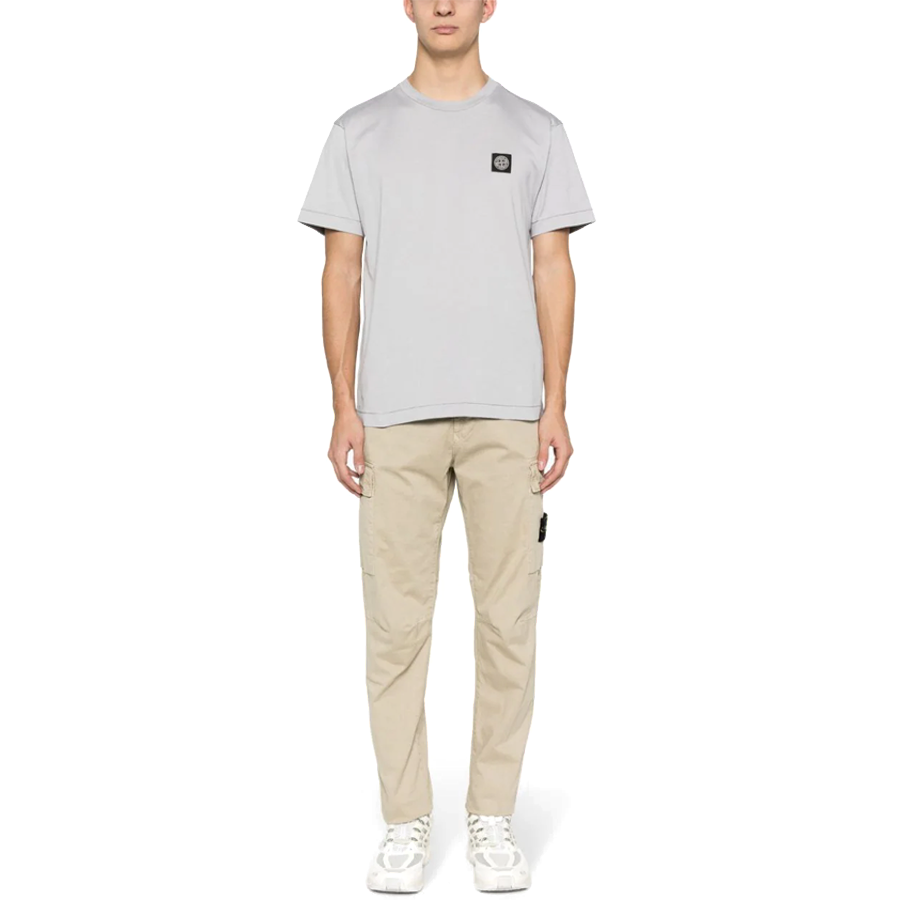 T-shirt Classico Stone Island: Grigio Chiaro