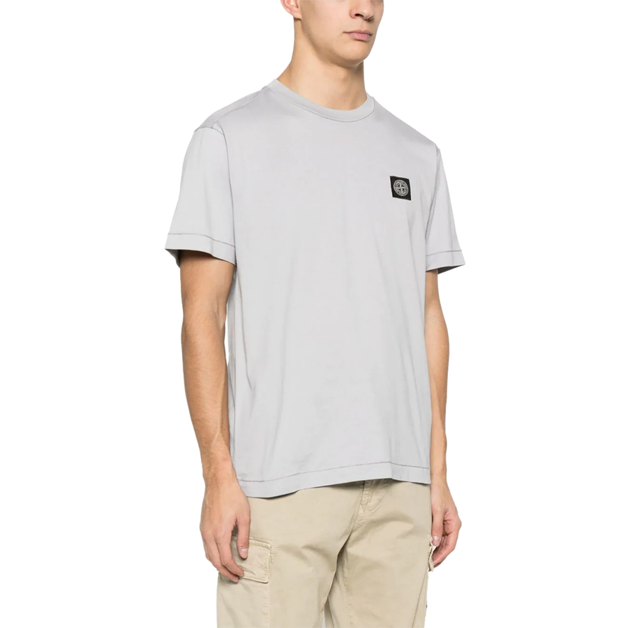 T-shirt Classico Stone Island: Grigio Chiaro