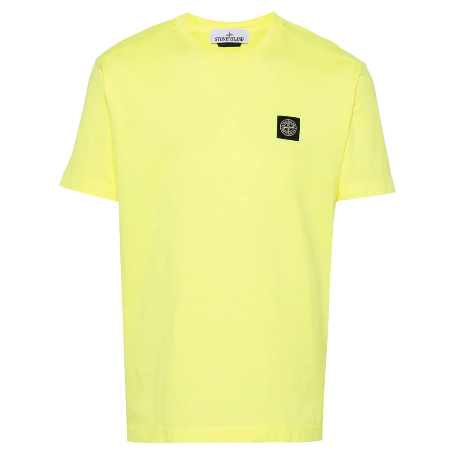 T-shirt Classico Stone Island: Giallo