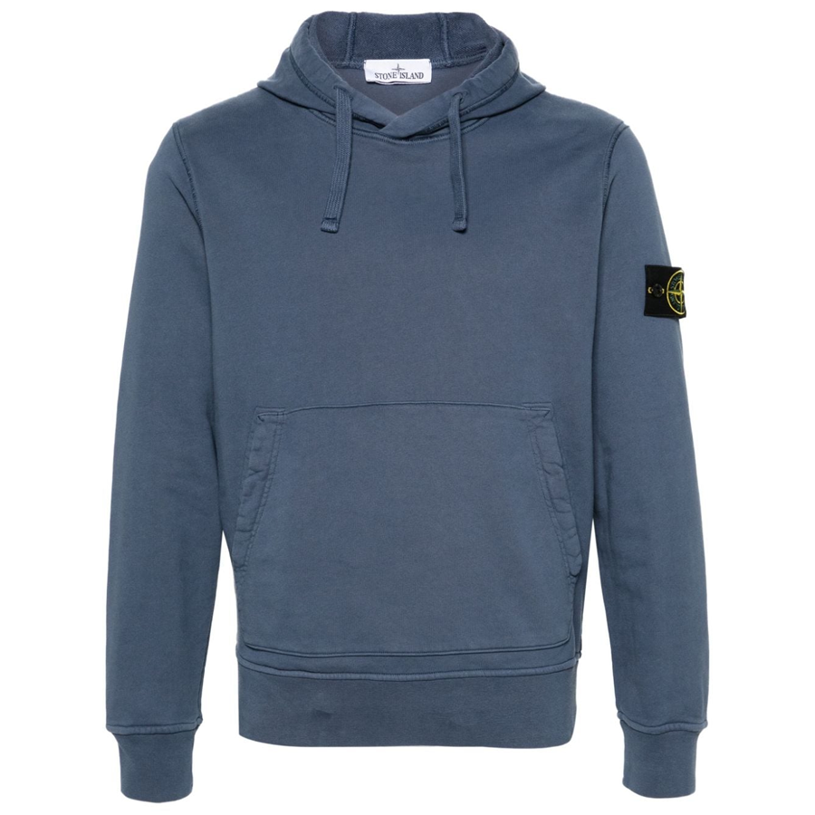 Felpa con Cappuccio Stone Island: Blu