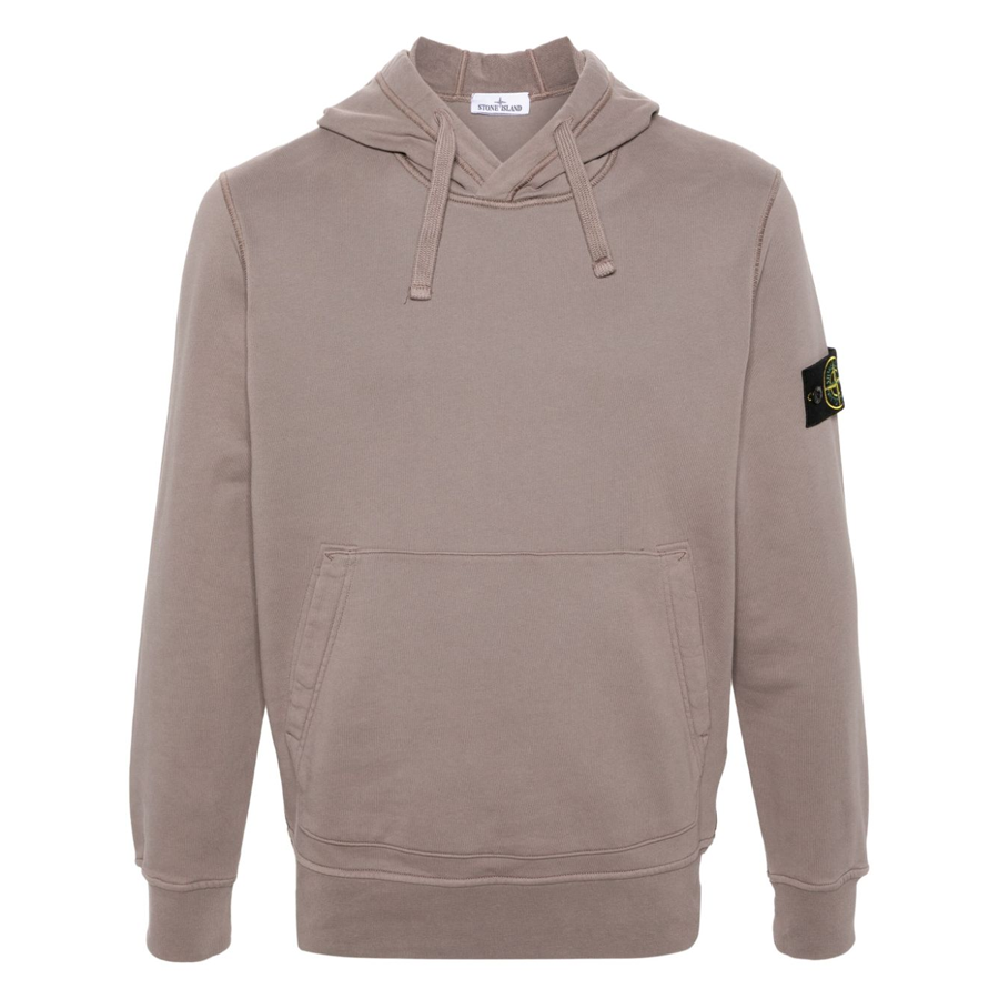 Felpa con Cappuccio Stone Island: Marrone