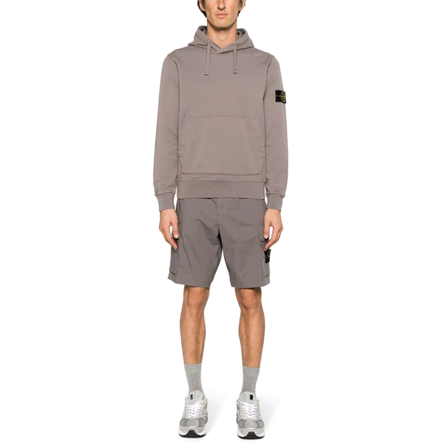 Felpa con Cappuccio Stone Island: Marrone