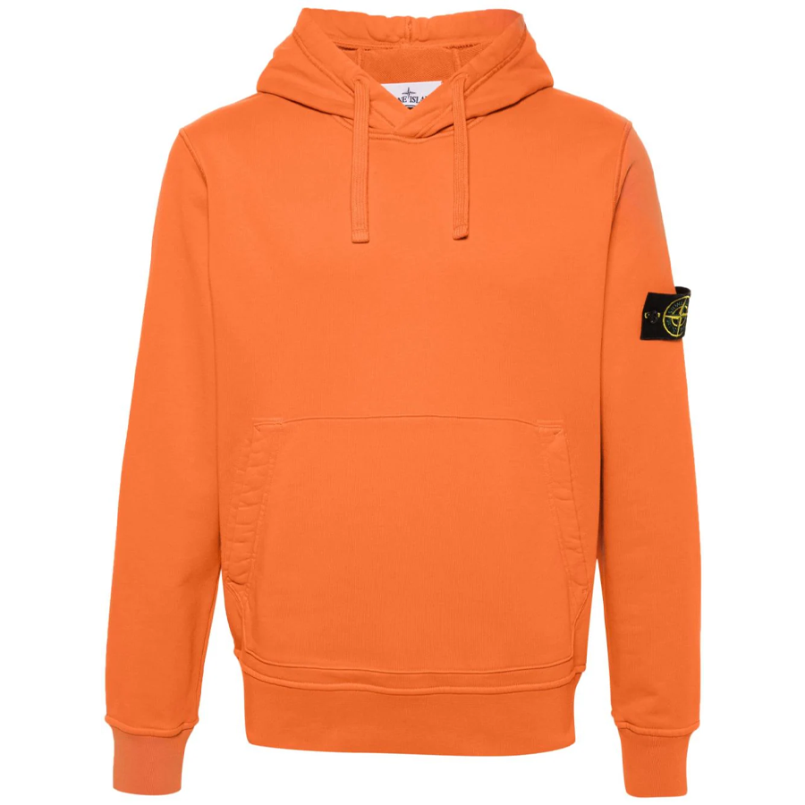 Felpa con Cappuccio Stone Island: Arancione