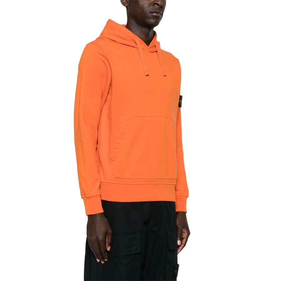 Felpa con Cappuccio Stone Island: Arancione