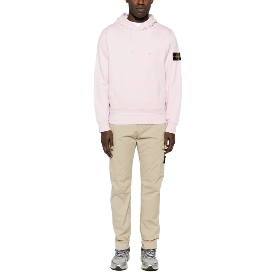 Felpa con Cappuccio Stone Island: Rosa