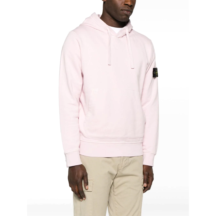 Felpa con Cappuccio Stone Island: Rosa