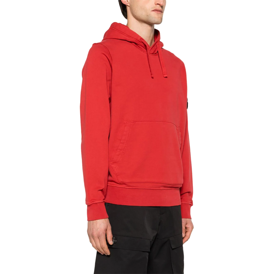 Felpa con Cappuccio Stone Island: Rosso