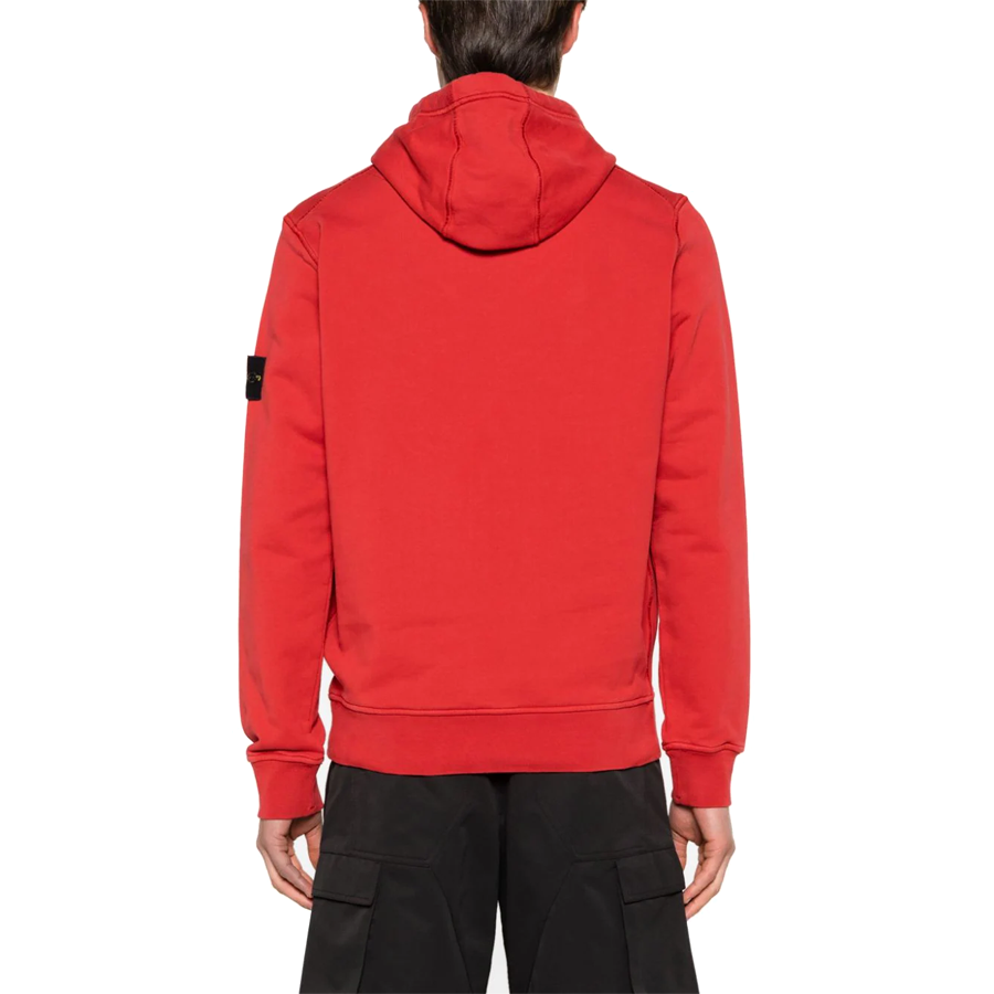 Felpa con Cappuccio Stone Island: Rosso