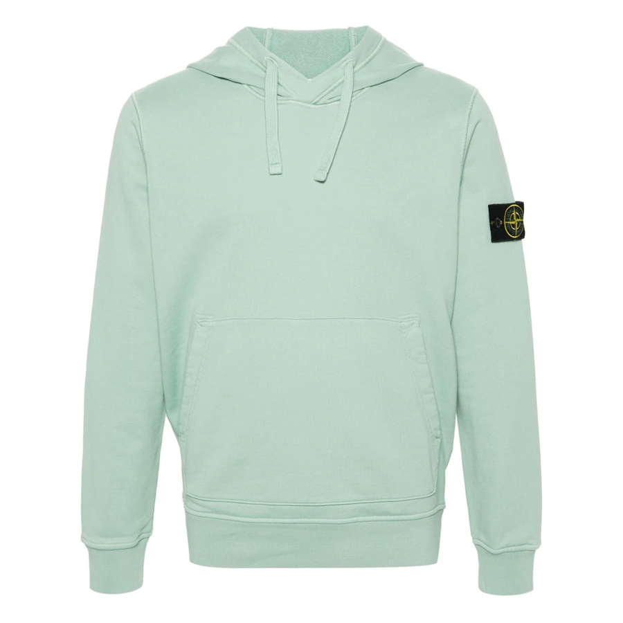 Felpa con Cappuccio Stone Island: Verde