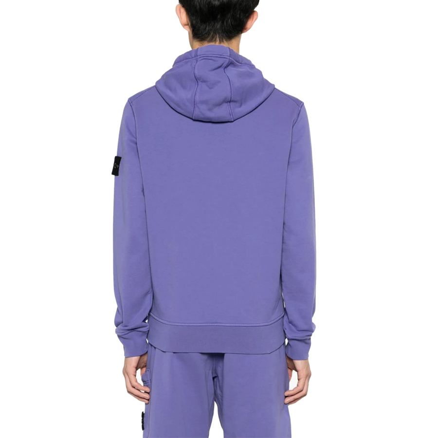 Felpa con Cappuccio Stone Island: Viola