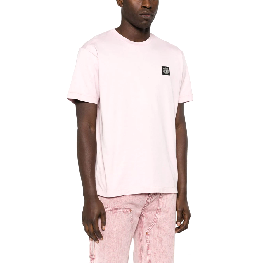 T-shirt Classico Stone Island: Rosa