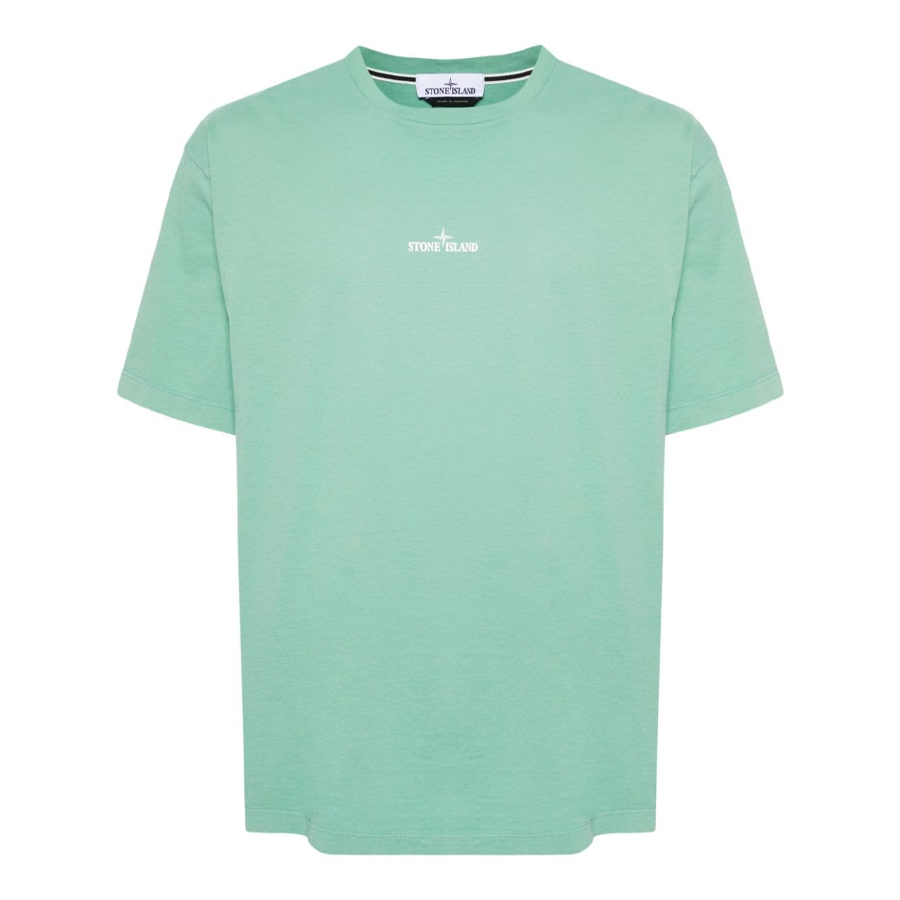 T-shirt: Logo Dorsale Verde Chiaro