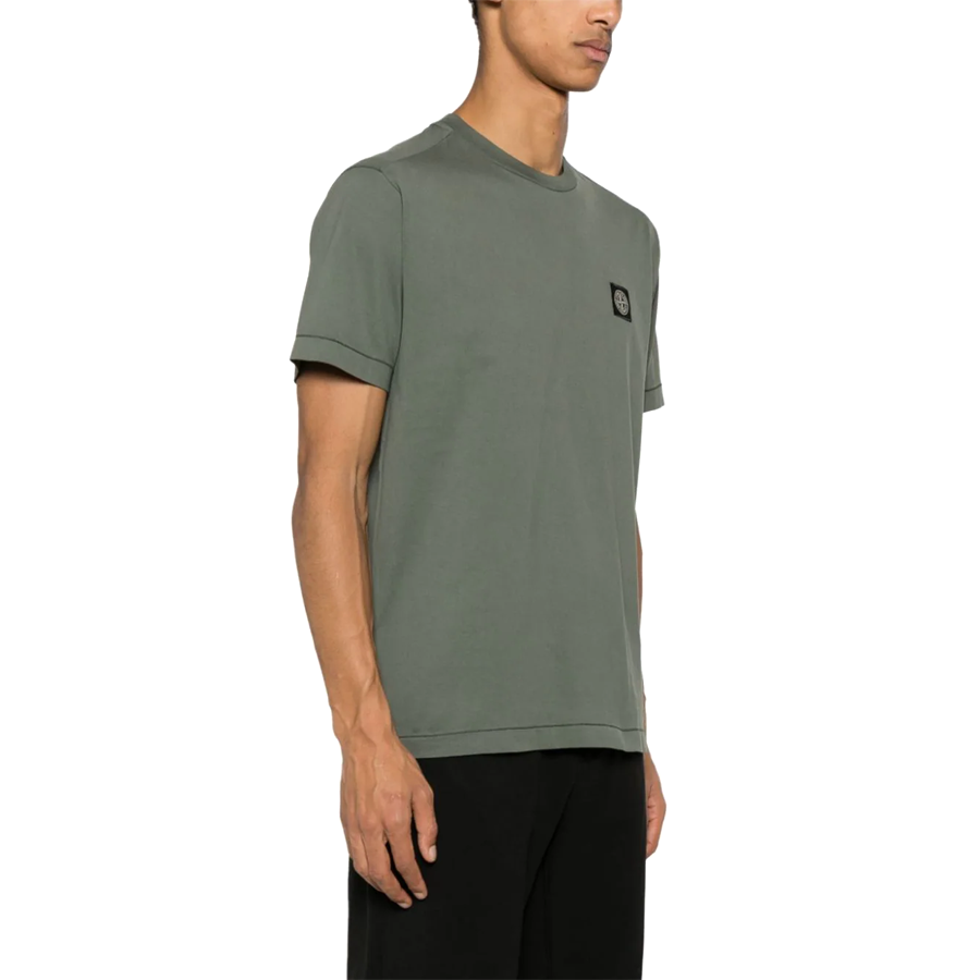 T-shirt Classico Stone Island: Verde Scuro